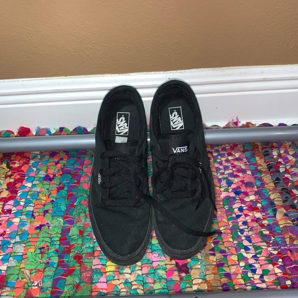 All Black Vans